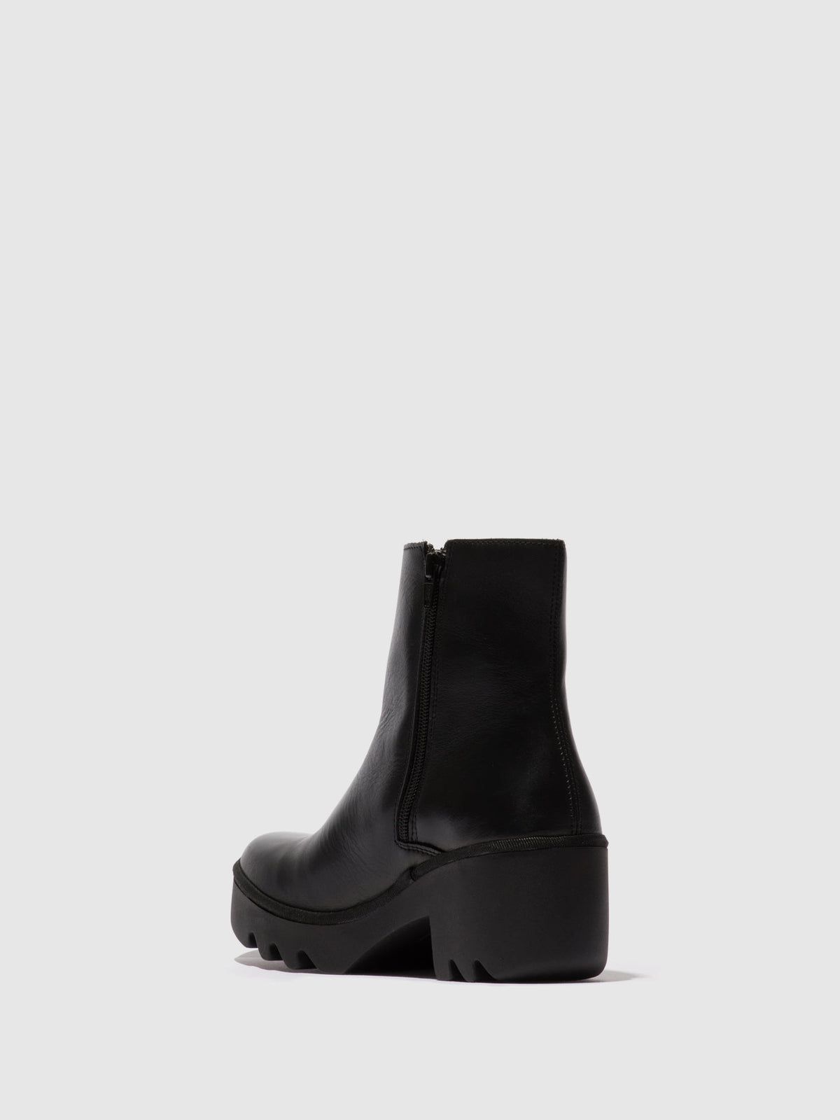 Botins com fecho em pele FLY London TOOR rug preto