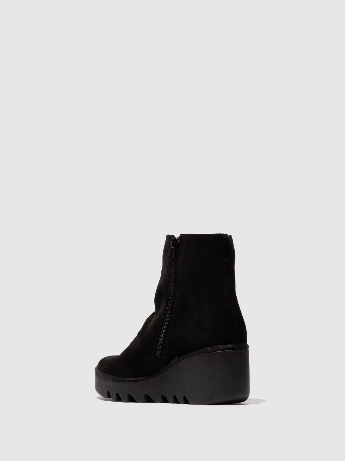 Botins com fecho em pele FLY London BAAN camurça oleada preto