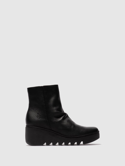 Botins com fecho em pele FLY London BAAN preto