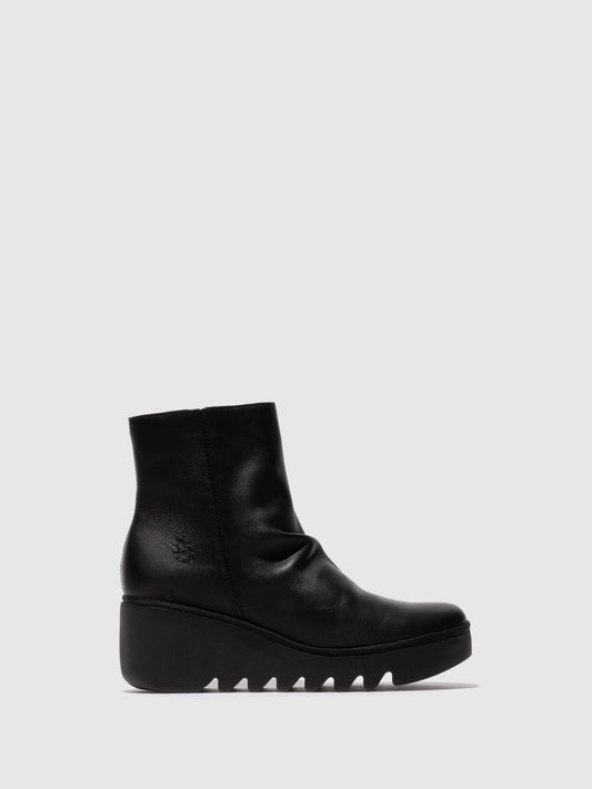 Botins com fecho em pele FLY London BAAN preto