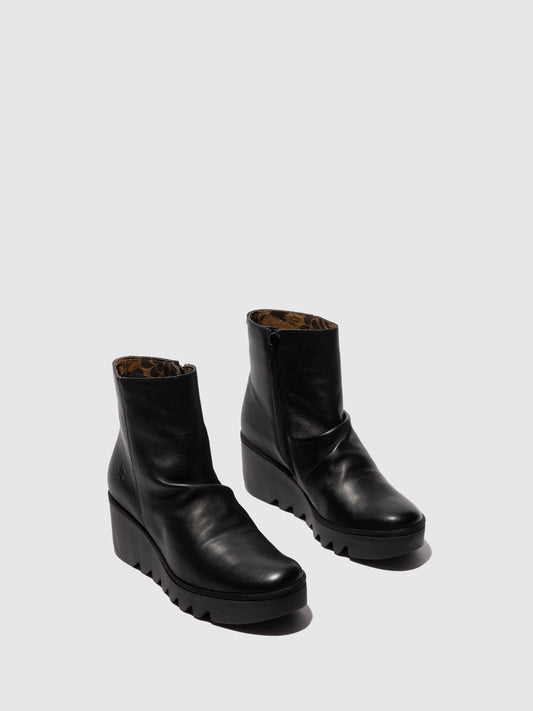 Botins com fecho em pele FLY London BAAN preto