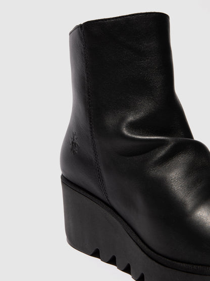 Botins com fecho em pele FLY London BAAN preto