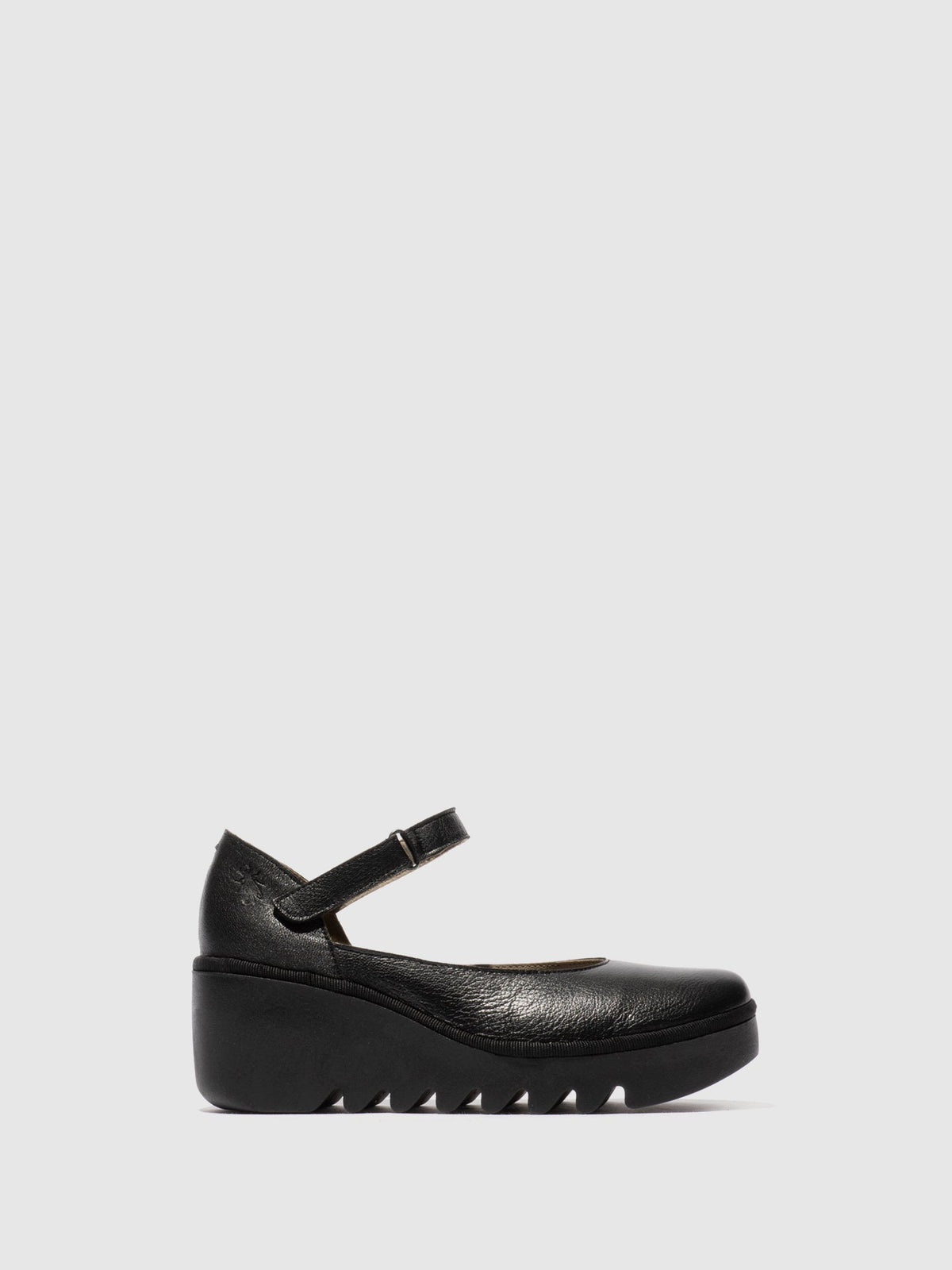 Sapatos com fivela em pele FLY London BAWO preto
