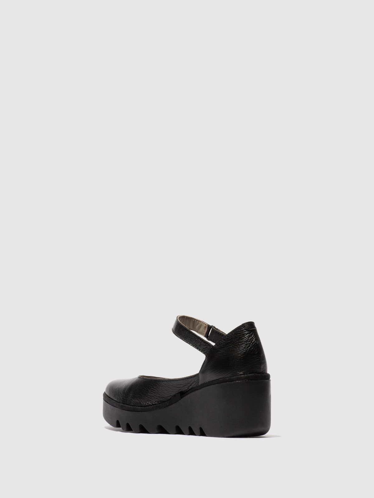 Sapatos com fivela em pele FLY London BAWO preto