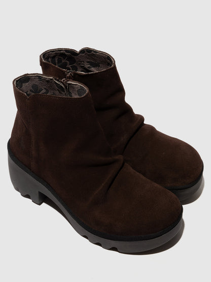 Botins com fecho em pele FLY London TULP expresso