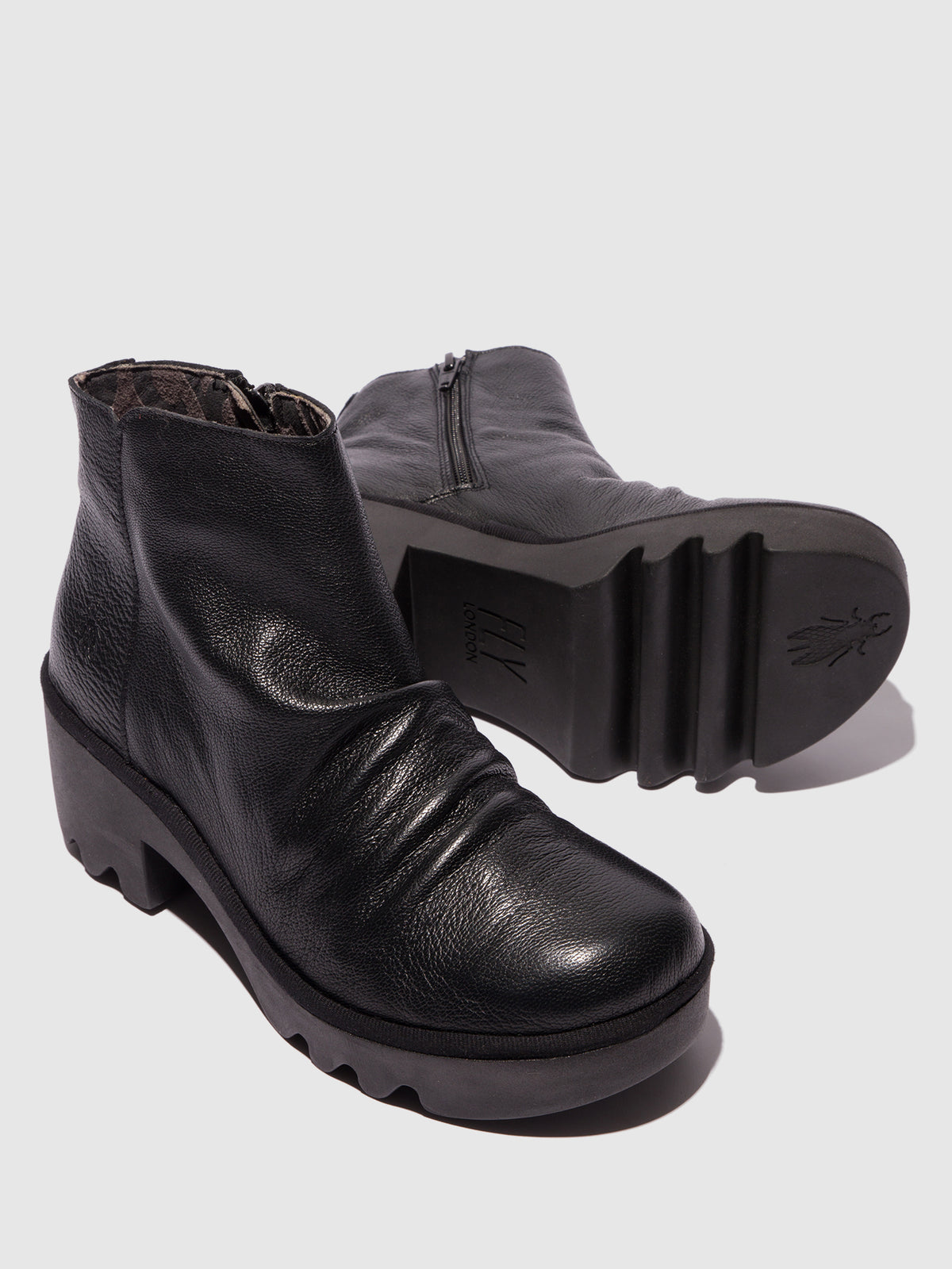 Botins em pele FLY London TULP preto