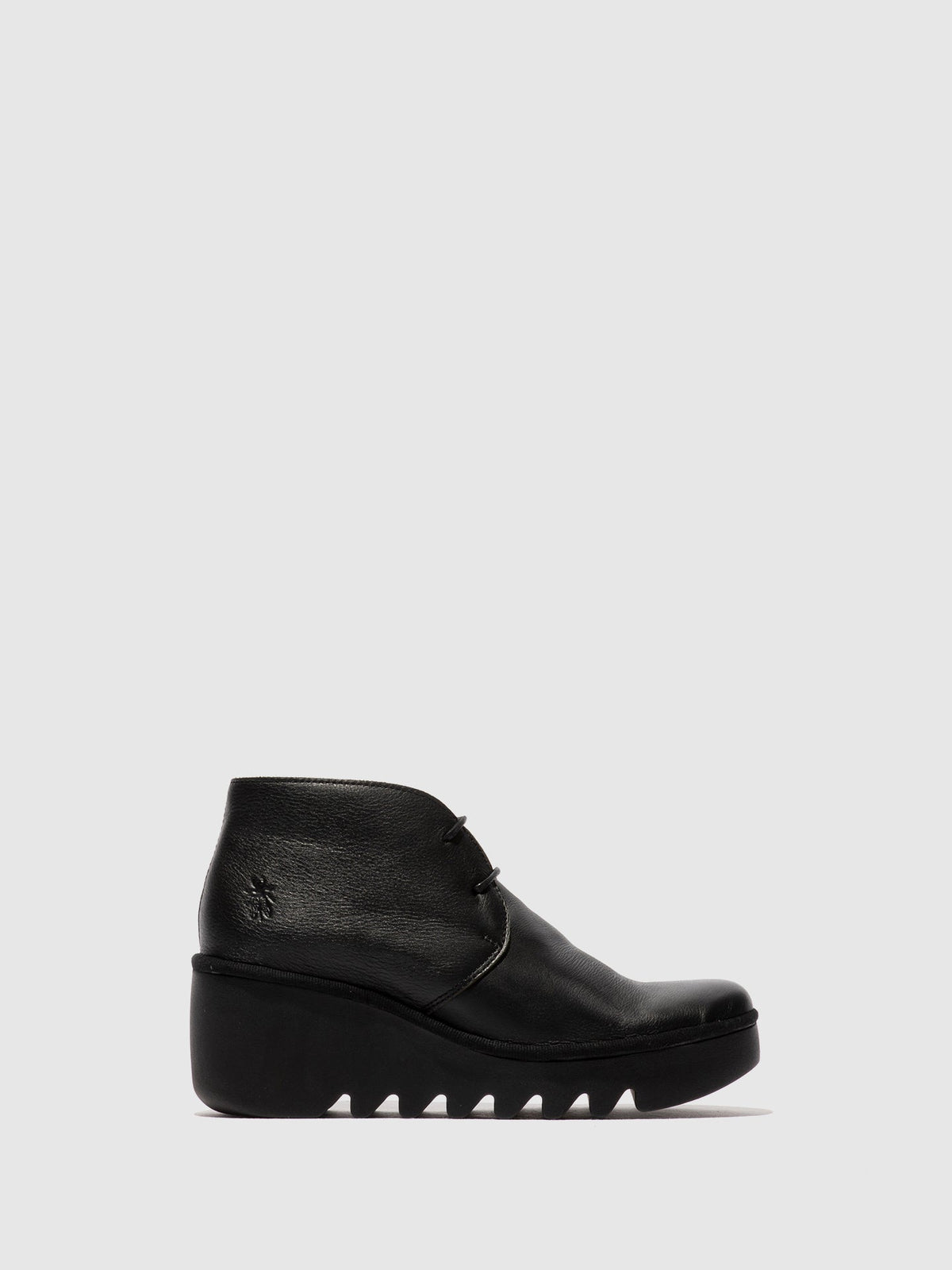 Botins com atacadores em pele FLY London BRAK preto