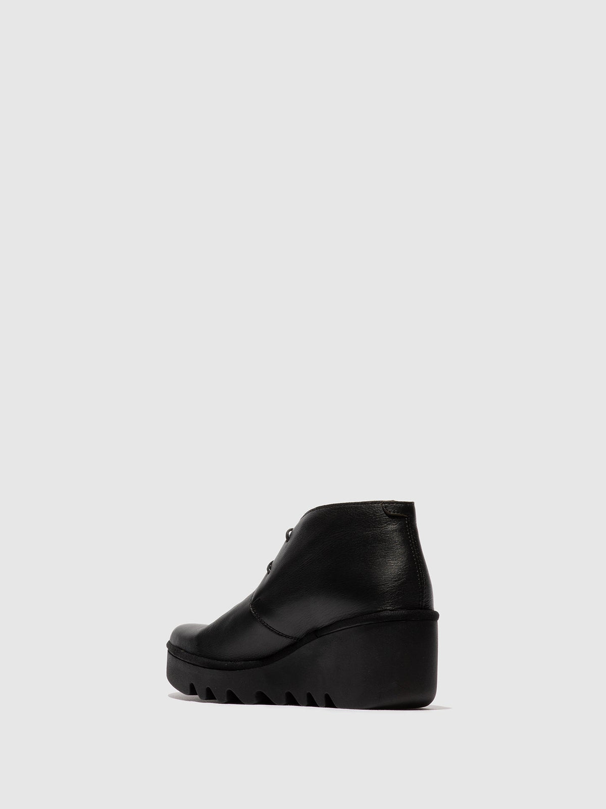 Botins com atacadores em pele FLY London BRAK preto