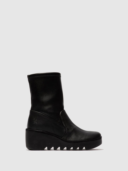 Botins com fecho em pele FLY London BOIK dublin/stretch preto