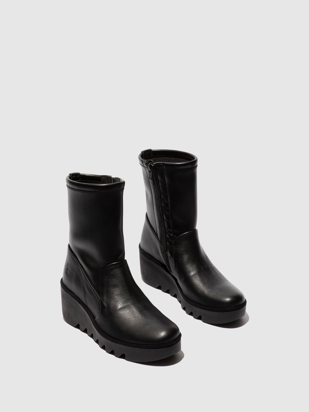 Botins com fecho em pele FLY London BOIK dublin/stretch preto
