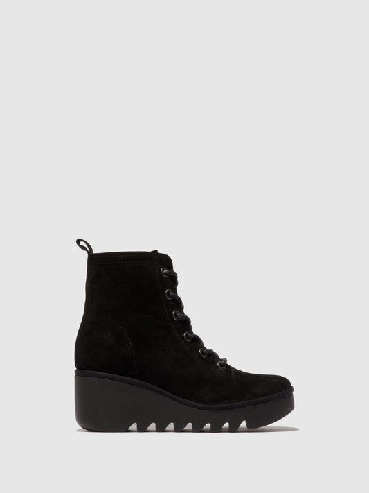 Botins em camurça FLY London BINK preto