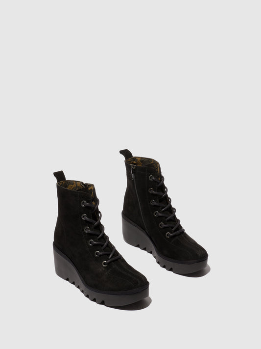 Botins em camurça FLY London BINK preto