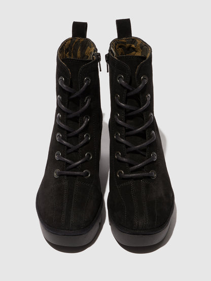 Botins em camurça FLY London BINK preto