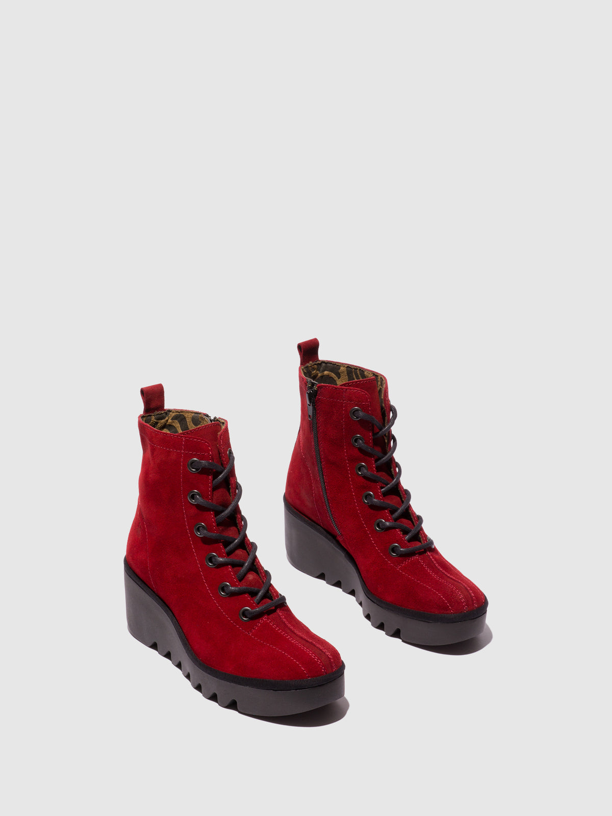 Botins em camurça FLY London BINK vermelho