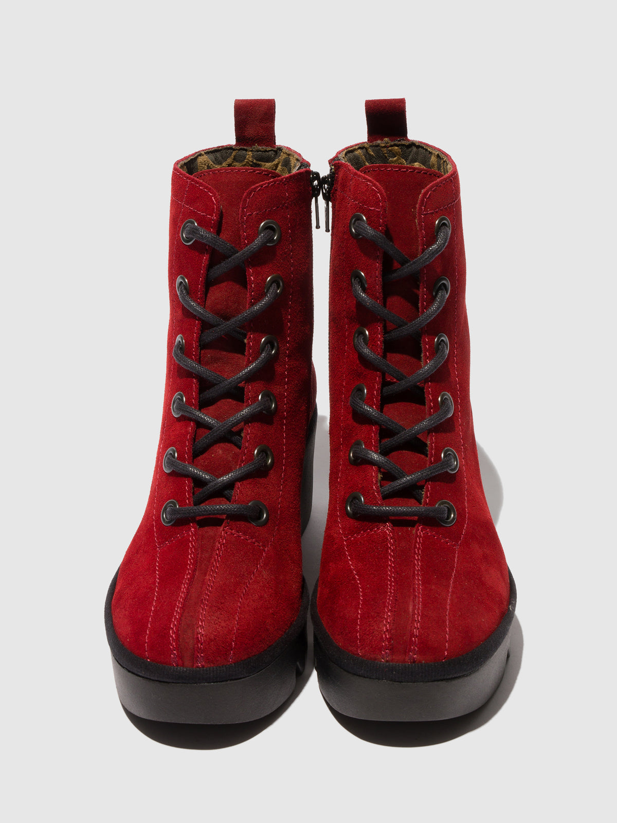 Botins em camurça FLY London BINK vermelho
