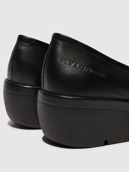 Sapatos em pele FLY London NUMA preto