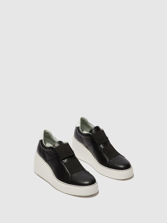 Sapatilhas em pele FLY London DITO preto