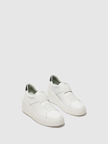 Sapatilhas em pele FLY London DITO branco
