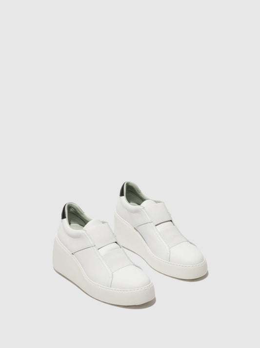Sapatilhas em pele FLY London DITO branco