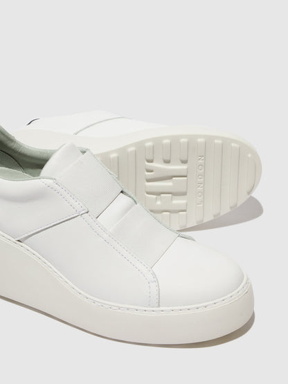 Sapatilhas em pele FLY London DITO branco