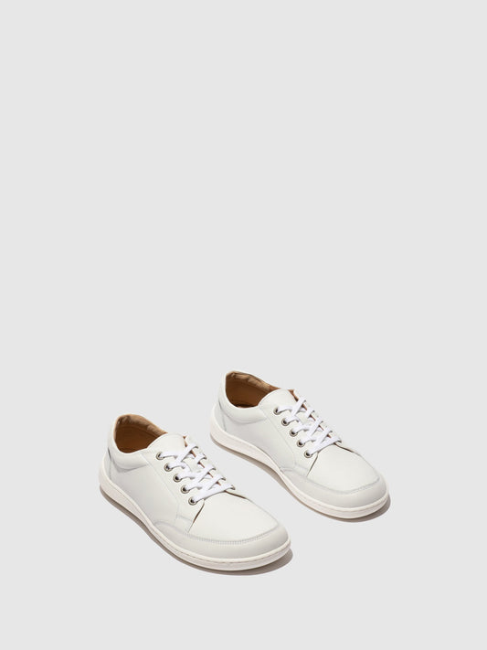 Sapatilhas em pele FLY London CORG branco