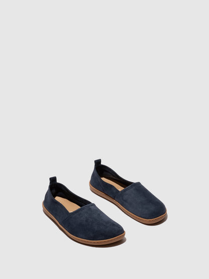 Sapatos em pele camurça FLY London PELY azul ganga