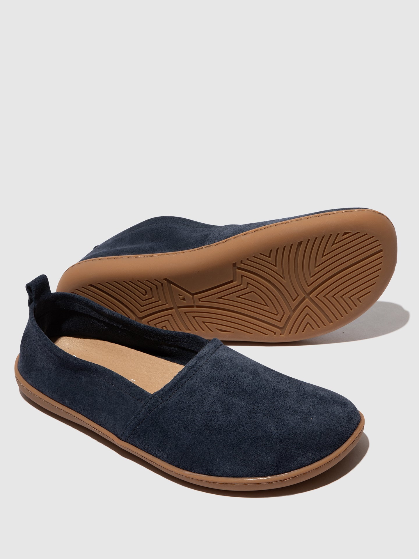 Sapatos em pele camurça FLY London PELY azul ganga