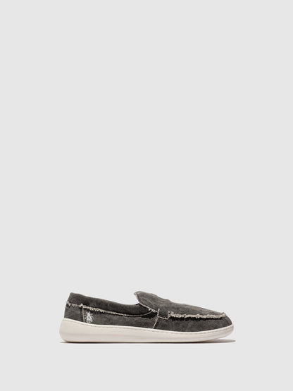 Mocassins em ganga FLY London COFY preto