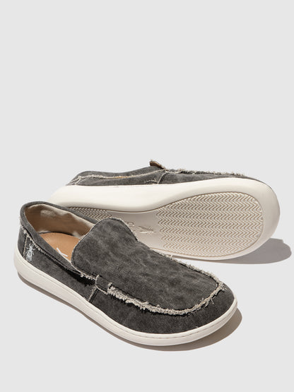 Mocassins em ganga FLY London COFY preto