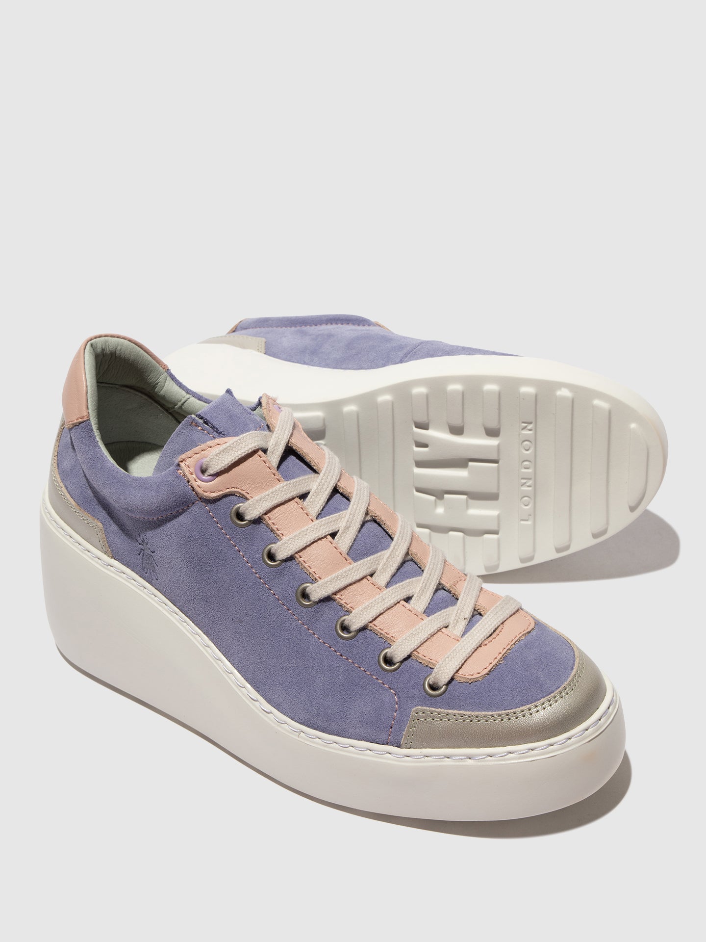 Sapatilhas em pele FLY London DUFY multicolor violeta