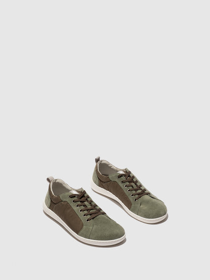 Sapatilhas em pele camurça FLY London CIRF khaki
