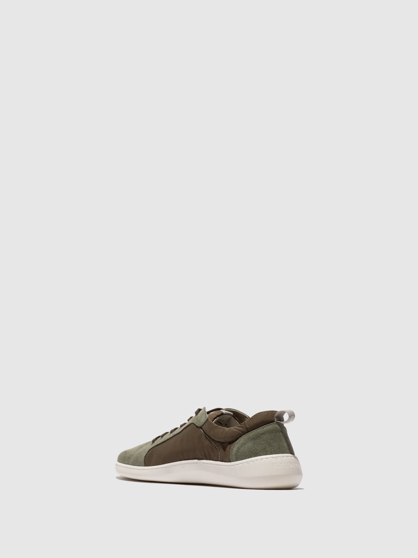 Sapatilhas em pele camurça FLY London CIRF khaki