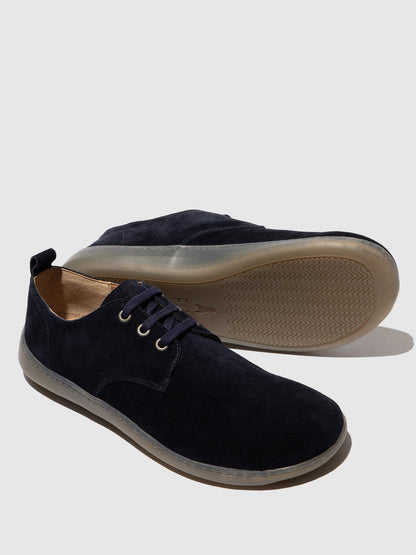 Sapatos em pele camurça FLY London CORY azul-marinho