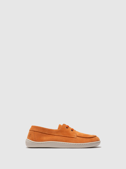 Sapatos em pele camurça FLY London NELT laranja