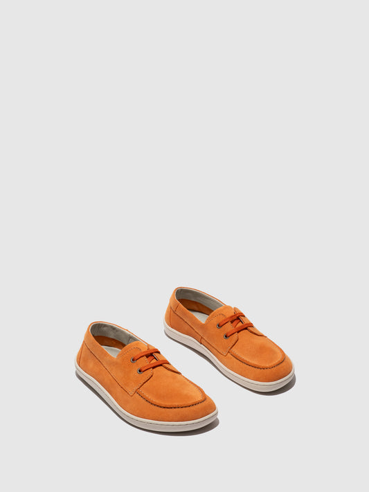 Sapatos em pele camurça FLY London NELT laranja