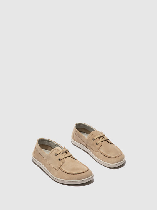 Sapatos em pele camurça FLY London NELT taupe