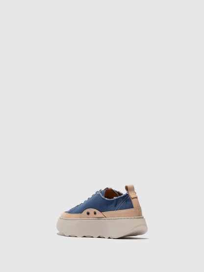 Sapatilhas em algodão reciclado FLY London FEBY jeans natural