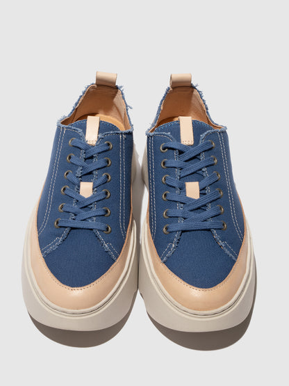 Sapatilhas em algodão reciclado FLY London FEBY jeans natural
