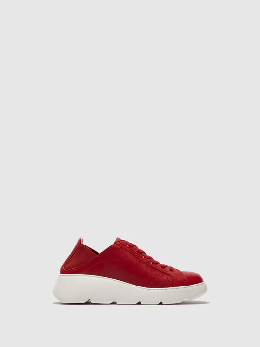 Sapatilhas em pele FLY London JOOF cherry