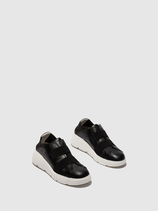 Sapatilhas em pele FLY London JULK preto