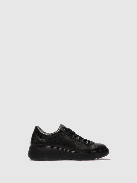 Sapatos em pele FLY London JAMY preto