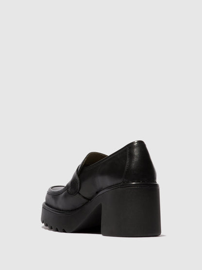 Sapatos em pele FLY London MULY preto