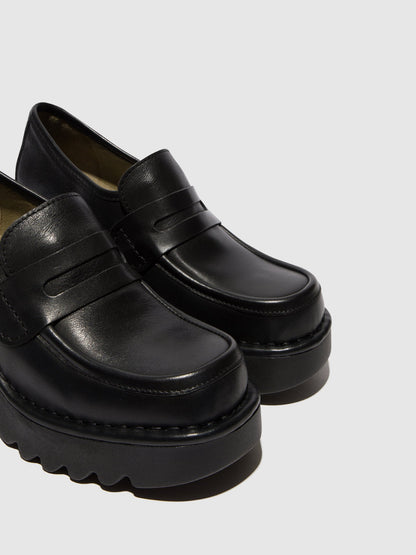 Sapatos em pele FLY London MULY preto