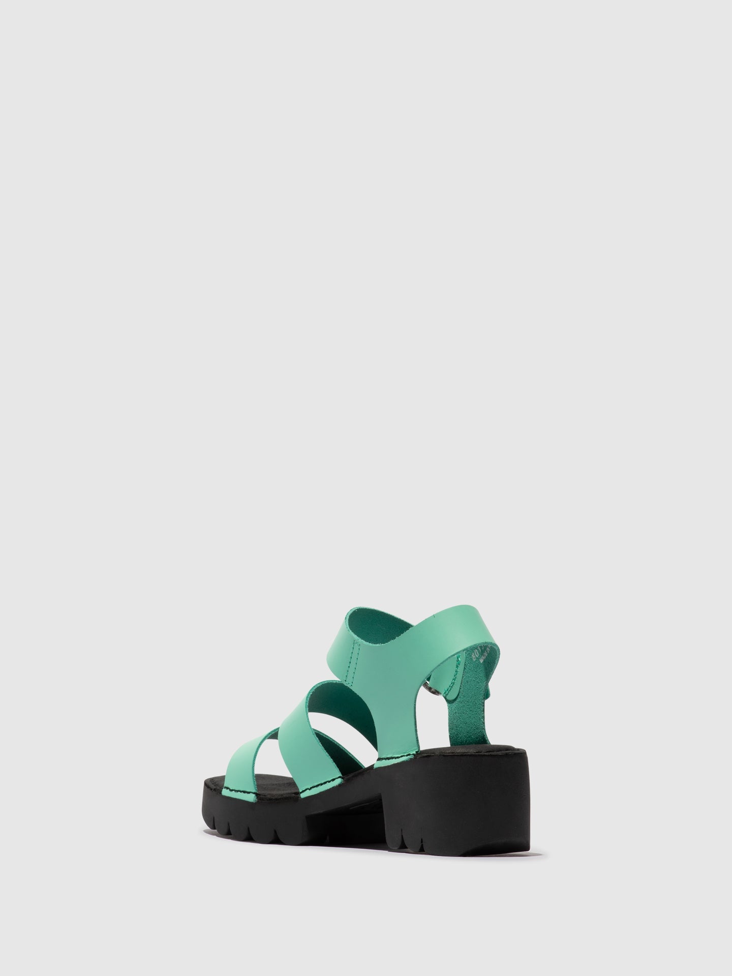 Sandálias com fivela em pele FLY London EGLY menta