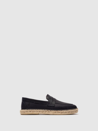 Sapatos em pele FLY London SERV azul-marinho