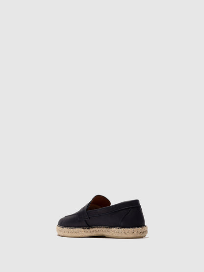 Sapatos em pele FLY London SERV azul-marinho
