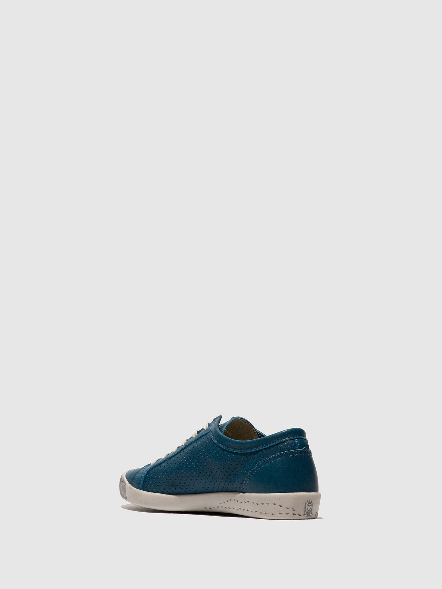 Sapatilhas em pele suave Softinos ICA azul denim