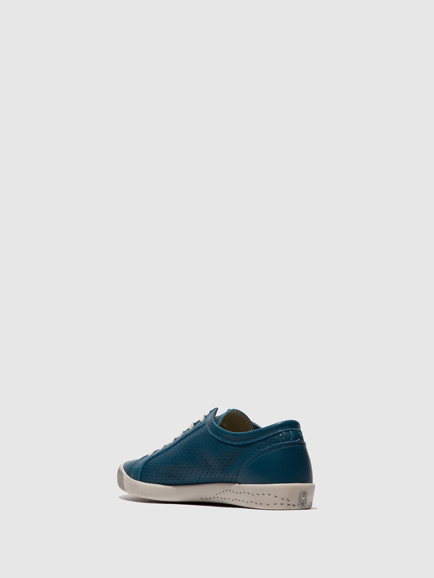 Sapatilhas em pele suave Softinos ICA azul denim