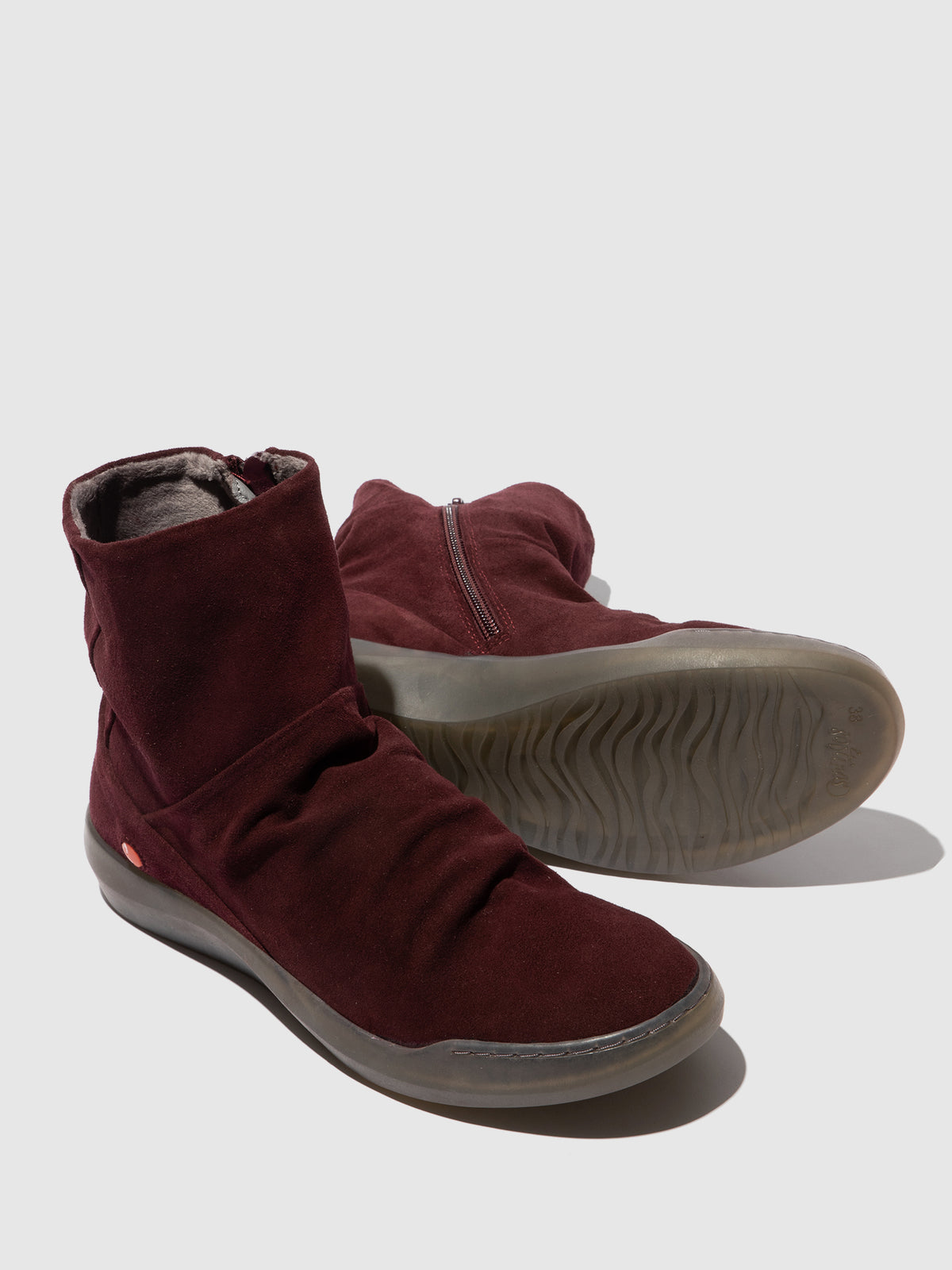 Botins em pele suave Softinos BLER vinho