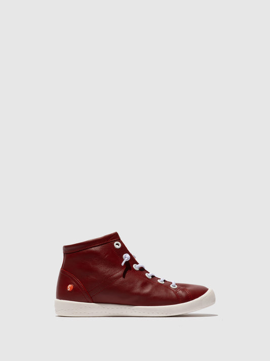 Sapatilhas em pele suave Softinos ISLEEN vermelho